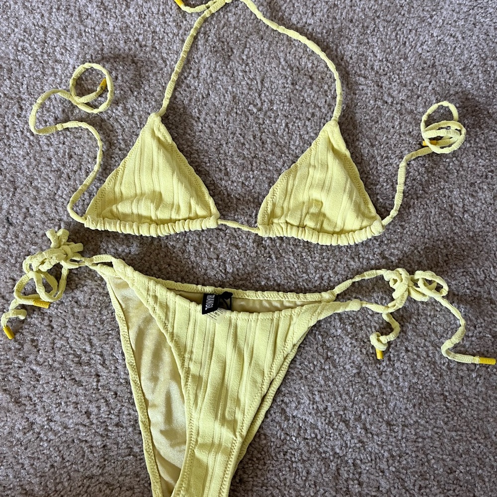 TRIANGL Yellow Bikini Set